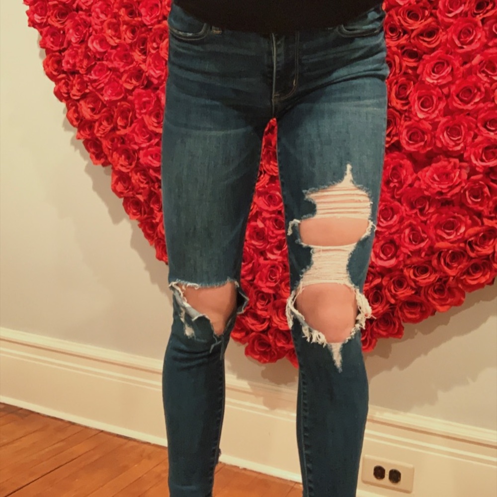 american eagle super stretch jeans